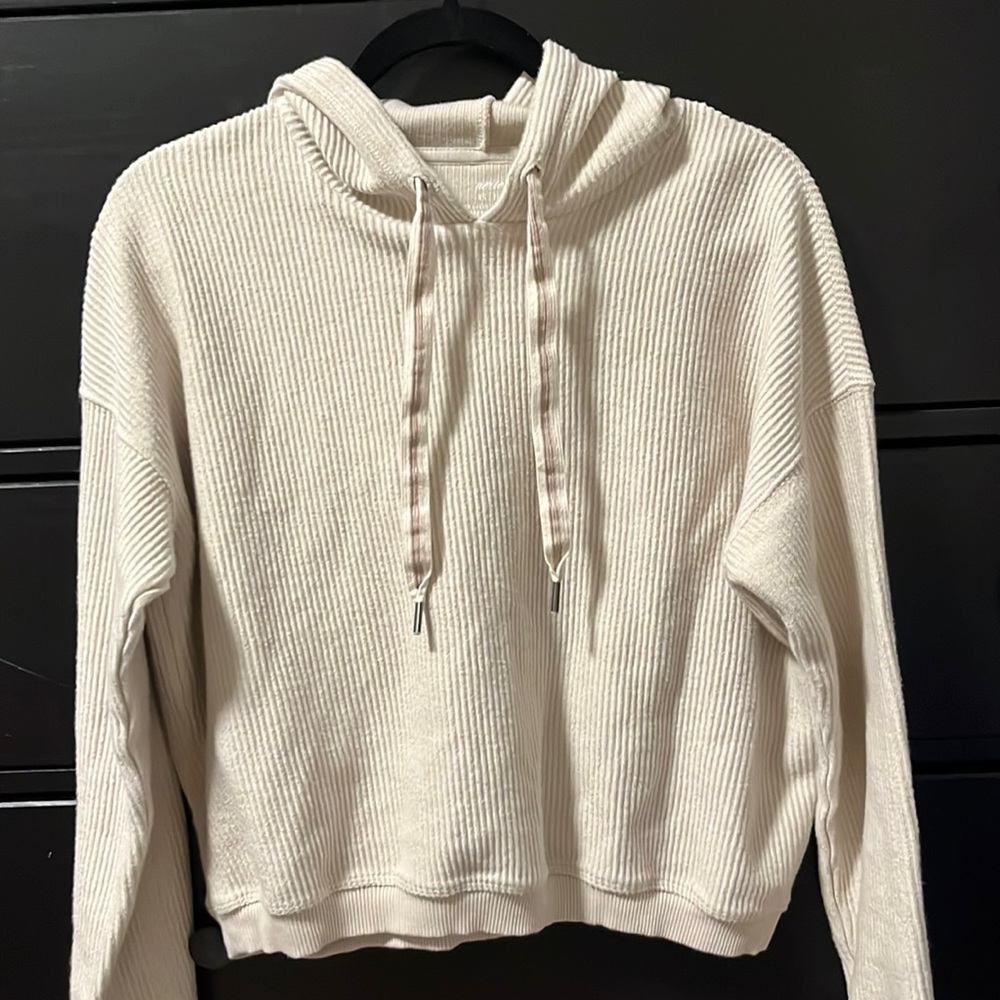 Aerie Tan Lounge Hoodie
